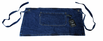 Rennactive London| Stonewashed Denim Bib and Waist Apron with Pocket Brass Eyelet – 100% Cotton