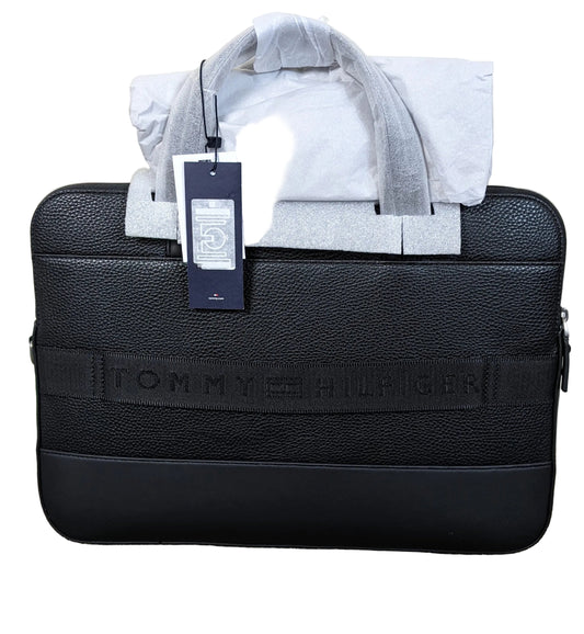 Tommy Hilfiger Central Computer Mens Bag Black One Size